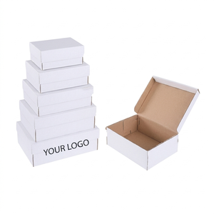 Boîtes cadeaux en carton ondulé recyclé avec fermeture magnétique, insert en mousse, feuille métallique, logo personnalisé - Emballage de luxe écologique - Product Image 3
