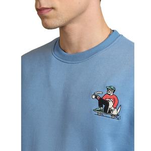 Sudaderas con Capucha de Felpa de Algodón de Alta Calidad para Hombre, Sudaderas con Logotipo Personalizado, Cuello Redondo, Talla Grande, Ropa Personalizada - Product Image 5