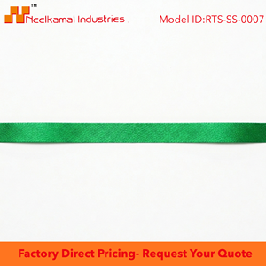 Ruban de satin vert simple face de 6 mm pour bouquets de fleuristes, attache de plantes, fabrication de couronnes, emballage cadeau, couture et artisanat (en rouleaux) - Product Image 6