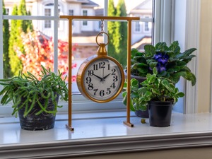 Timeless <b>Table</b> <b>Clock</b> Stylish Modern Desk Timepiece for Library Office Cabin Reception Decor And Elegant Home Workspace Use - Product Image 5