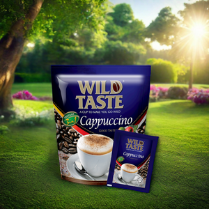 Café instantané Arabica au chocolat doux de qualité supérieure Wild Taste 3 en 1 avec lait et sucre 100% blanc 20x25g sachet - Product Image 3