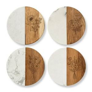 Sous-verres en marbre et bois de qualité supérieure pour la restauration, la décoration de la cuisine et les applications hôtelières - Product Image 4