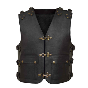 Chaleco de Cuero Personalizado para Hombre a Precio Razonable, Chaleco de Moda Hecho de Cuero 100% de Buena Calidad en Oferta - Product Image 2