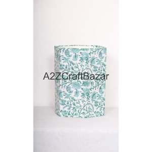 Cubo de Basura Hexagonal Plegable de Papel de Algodón Reciclado Hecho a Mano, Elegante, para Uso en Interiores/Exteriores, para Oficina, Venta al Por Mayor - Product Image 3