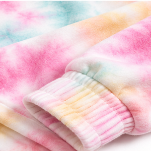 Conjunto Deportivo Tie Dye, Chaqueta con Capucha y Pantalones Deportivos Ajustados, Ropa Moderna para Importadores de Ropa al por Mayor - Product Image 5