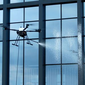 โดรนล้างทำความสะอาดอัตโนมัติประสิทธิภาพสูงพร้อมปั๊มแรงดันสำหรับการบำรุงรักษาผนังอาคาร - JIUSI D15R - Product Image 1