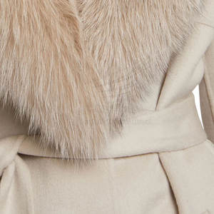 Abrigo Largo Clásico para Mujer, Uso Diario, Tela de Lona, Exterior de Lana, Transpirable, Ropa de Abrigo Informal de Invierno - Product Image 6