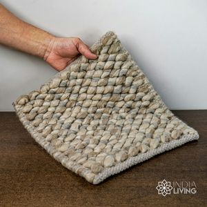 Tapis bohème en laine tissé à la main RTS |   Tapis en laine naturelle |   Fabrication sur mesure OEM ODM - Product Image 3