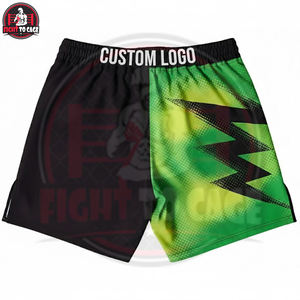 Pantalones Cortos de Boxeo Ligeros, Elásticos, 100% Poliéster, Impresos y Transpirables, para MMA, Precio al por Mayor, Mejor Proveedor, Nueva Llegada - Product Image 2