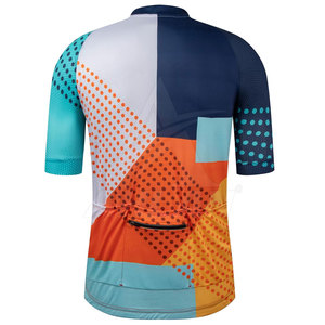Maillot de cyclisme à manches courtes en matière flexible pour cyclistes professionnels - Product Image 2