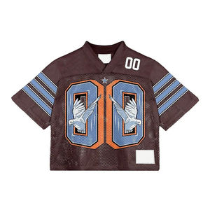 Low MOQ Sublimated Breathable Short Sportswear Soccer Mesh Jersey Customized V Collar Team Player Football Polyester Mesh Boxy - Product Image 5