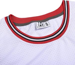 Camiseta de Baloncesto Reversible Estampada para Hombre, Ligera, Transpirable, 100% Poliéster, para Entrenamiento Deportivo - Product Image 5