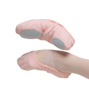 Chaussures de danse pliables jetables en toile pour femmes et unisexe, style ballerine, vente en gros - Product Image 1