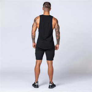 Camiseta sin mangas de algodón para hombre, informal, de verano, para gimnasio, entrenamiento físico, transpirable - Product Image 4