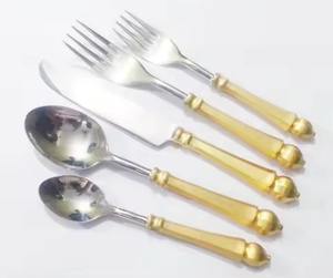 Elegante Juego de Cubiertos de Acero Inoxidable para Restaurante, Cubertería de Lujo para Mesa - Product Image 1