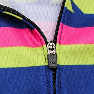 Maillot de cyclisme zippé professionnel, uniforme respirant en polyester écologique, idéal pour les événements d'équipe et l'entraînement - Product Image 5
