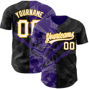 New Arrival Baseball Jersey Sports Team Logo Applique Embroidered Authentic Softball Baseball Jersey - Product Image 4