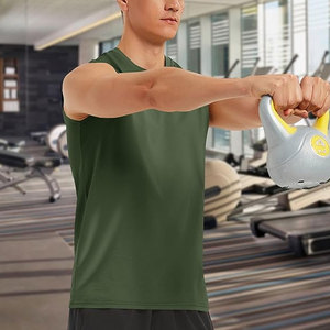 T-shirt sans manches élégant pour homme, coupe ajustée, design moderne, respirant, tenue d'été pour la salle de sport et les occasions décontractées - Product Image 4