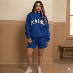 Ensemble court col roulé style urbain pour femme – Doux, chaud et confortable pour l'hiver - Product Image 1