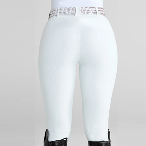 High Quality 4-way Stretch Horse Riding Breeches Leggings Tights <b>Equestrian</b> Wear Pants on Technical Fabric with Soft Feel - Product Image 6