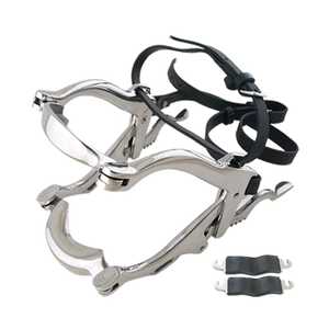 ชุดอุปกรณ์ทันตกรรม ที่ถ่างปากแบบ Horse Mouth Gag ปรับได้ 4 ระดับ ผลิตจากเหล็กกล้าไร้สนิมเยอรมัน ใช้ซ้ำได้ พร้อมสายหนัง - Product Image 1