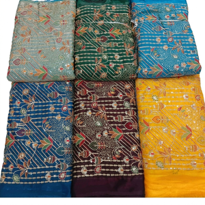 Tela Bordada para Vestidos con Diseños Elegantes, Pedidos Personalizados, Venta al Por Mayor, Exportación OEM, Suministro a Todo el Mundo - Product Image 1
