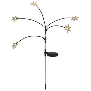 Set di 8 Luci Solari a Fiocco di Neve per Giardino, RGB/CCT 3000K, Luci Decorative da Esterno per Natale e Sentieri - Product Image 1