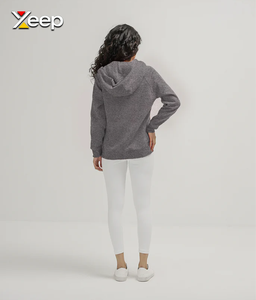 Sudadera con Capucha XEEP Personalizada, Informal, de Invierno, Tejida, con Estampado por Transferencia de Calor, para Hombre, con Logotipo Frontal, Bolsillo, Transpirable y de Secado Rápido - Product Image 3