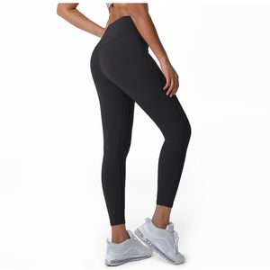Pantalones de Yoga al por Mayor para Mujer, Leggings de Yoga de 28 Pulgadas, Leggings Deportivos para Correr con Efecto Levanta Glúteos, Cintura Elástica, Tela Suave - Product Image 6