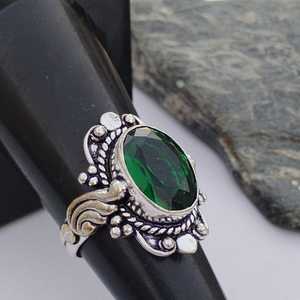 Beautiful Green Tourmaline <b>Ring</b> 925 Sterling Silver Handmade Jewelry Gift For Women Birthday Luxury Elegant Style - Product Image 1