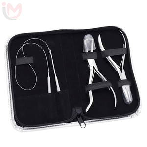IMANS ENTERPRISES Kit de Pinzas de Acero Inoxidable para Extensiones de Cabello, Juego de Herramientas para Instalar y Retirar Anillas Micro - Product Image 5