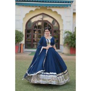 Diseño azul marino Lehenga Choli - Product Image 3