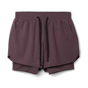 Pantalones Cortos Deportivos para Hombre, Pantalones Cortos de Yoga y Gimnasio de Poliéster y Spandex con Impresión de Logotipo Personalizado, Proveedor Mayorista - Product Image 4