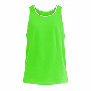 Custom Logo Men Gym Plain Fitness Wear Men's Tank Tops <b>Vest</b> Gym <b>Stringer</b> Green Tank Top Men Plus Size Workout Tops - Product Image 6