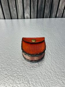Compas en laiton de 2 pouces avec calendrier et poème, étui en cuir gaufré, fait main, durable, moderne, pour usage professionnel, cadeau promotionnel, OLD WORLD TREASURE - Product Image 4