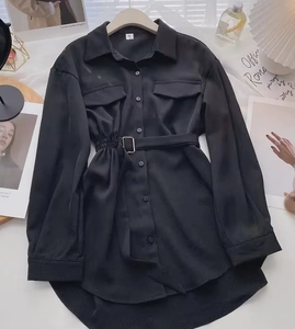 Camisas de Manga Larga con Lazo Delantero para Mujer, al por Mayor, Personalizadas, Ligeras, Transpirables, Casuales, de Verano, Fabricante OEM, Proveedor al por Mayor - Product Image 1