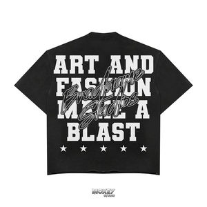 เสื้อยืดพรีเมียมผ้าฝ้าย 100% เนื้อหนาสำหรับผู้ชาย พิมพ์ลายกราฟิกตามสั่ง ทรงโอเวอร์ไซส์ สไตล์สตรีทแวร์ลำลอง เป็นมิตรกับสิ่งแวดล้อม ระบายอากาศได้ดี - Product Image 5