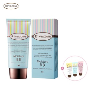 Crème BB hydratante Rivecowe, blanchissante, anti-rides, SPF43 PA+++, crème pour le visage aux herbes pour tous types de peau, utilisation de jour - Product Image 1