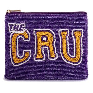Porte-monnaie classique perlé avec couleurs mélangées et broderie - Product Image 6