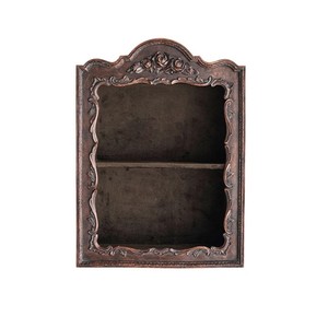 Hand-Carved Indian Rosewood Floating <b>Shelf</b> | Floral Relief Wall <b>Shelf</b> Wholesale - Product Image 3