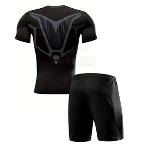 Ensemble de shorts de compression performants avec matière respirante et ajustement flexible pour l'entraînement et l'exercice physique - Product Image 2