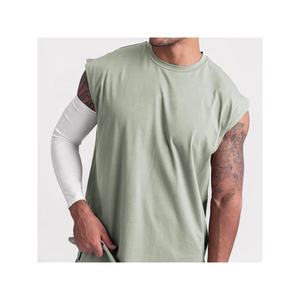 เสื้อกล้ามออกกำลังกายปี 2022 เสื้อกีฬาเพาะกายแบบไม่มีแขน สกรีนโลโก้ได้ เสื้อผ้ากีฬาผู้ชาย ผ้าฝ้าย ระบายอากาศ แห้งเร็ว - Product Image 2