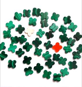 อินเทรนด์ Larimar Clover แกะสลักพลอยธรรมชาติเรียบหลวมสำหรับทำเครื่องประดับได้รับการรับรอง - Product Image 5