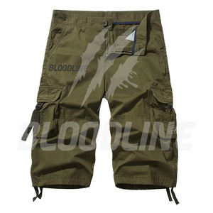 Pantalones Cortos Cargo para Hombre Bloodline, de Secado Rápido, con Cordón en la Cintura, Estilo Casual, Logotipo Estampado en la Parte Delantera, Color Negro - Product Image 5