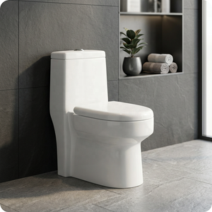 WC monobloc de style classique en céramique indienne, à double chasse, à prix abordable, pour salles de bain modernes - Product Image 3