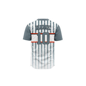 Camisetas de Béisbol Personalizadas al por Mayor de Alta Calidad, Camisetas de Béisbol con Botones y Logotipo Personalizado por Sublimación - Product Image 4