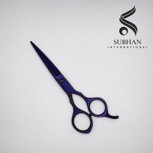 Tijeras de Barbero de Alta Calidad, Tijeras para Cortar Cabello de Acero Inoxidable Color Morado, Tijeras Manuales para el Cuidado del Cabello, con Logotipo Personalizado - Product Image 2