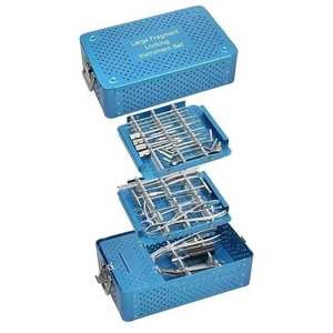 Juego de instrumentos de bloqueo de fragmentos grandes con bandeja para tornillos, kit quirúrgico profesional para cirugía ortopédica y traumatológica - Product Image 5