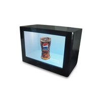 Équipement holographique 3D, kiosque publicitaire, écran LCD transparent multi-touch