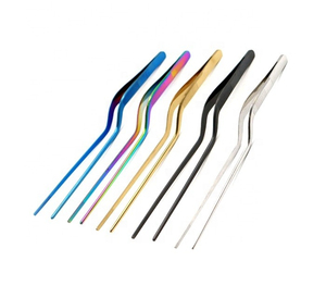 Pinces de cuisine professionnelles Altomme Instruments en acier inoxydable, lavables au lave-vaisselle, pour la présentation, la cuisson et le service des aliments - Product Image 1